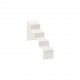 STAIRS ACRYLIC 4-STEP WHITE