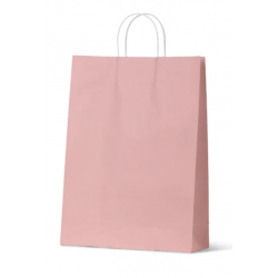 Baby pink large paper carry bag