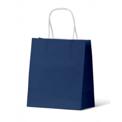 Navy small paper carry bag