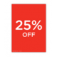 25% off double sided card A5 & A4