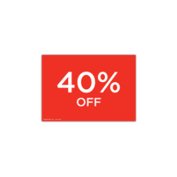 40% off double sided card A5, A4, A3
