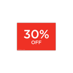 30% off double sided card A5, A4, A3