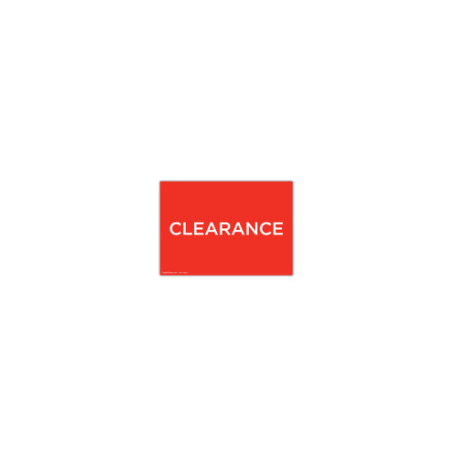 Clearance double sided card A5, A4, A3