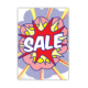 Sale artistic style double sided card A5, A4 & A3