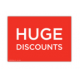 Huge discounts double sided card A5, A4 & A3