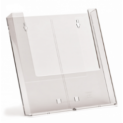 Extra Wide A4 Brochure Holder - Wall Mount Single Pocket